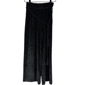 NWT Victoria's Secret Women's Black High Rise Stretch Straight Leg Pant Size S